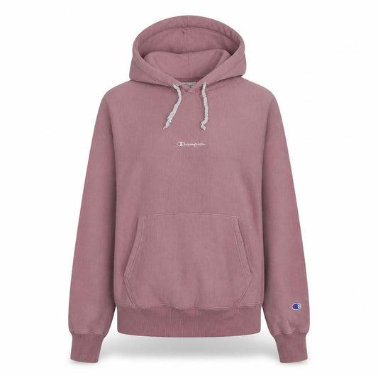 Champion Womens Pink Reverse Weave Pullover Hoodie Small