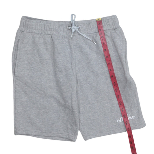 Ellesse Men's Grey Sweat Shorts Size S Elastic Waist Casual