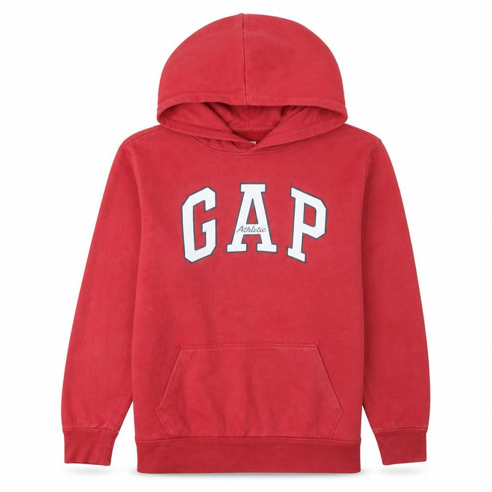 GAP Kids Boys Red XXL Pullover Hoodie Cotton Fleece Casual Sweatshirt
