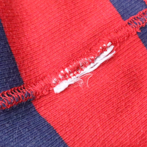 Polo Ralph Lauren Teens Red Blue Striped 1/4 Zip Sweatshirt M
