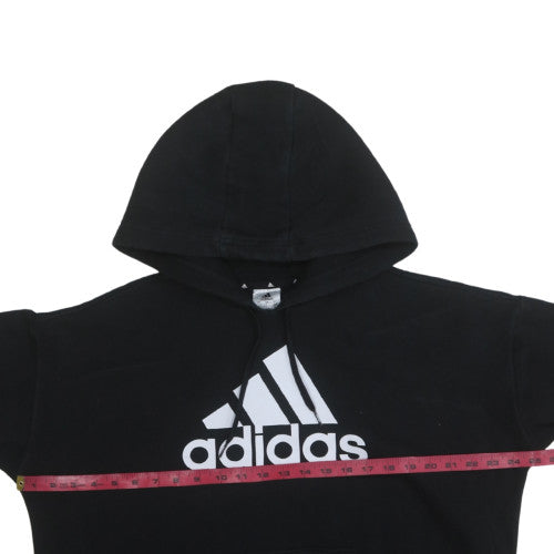 Adidas Men's Black Pullover Hoodie L Fleece Sportswear