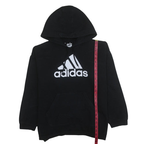 Adidas Men's Black Pullover Hoodie L Fleece Sportswear
