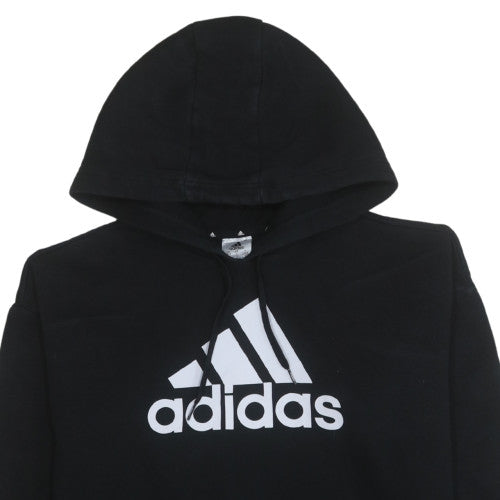 Adidas Men's Black Pullover Hoodie L Fleece Sportswear