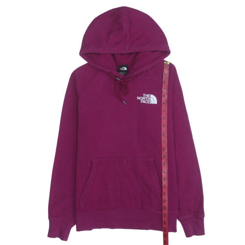 The North Face Womens Purple Pullover Hoodie Size S Cotton Blend
