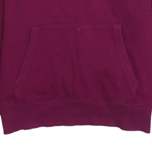 The North Face Womens Purple Pullover Hoodie Size S Cotton Blend