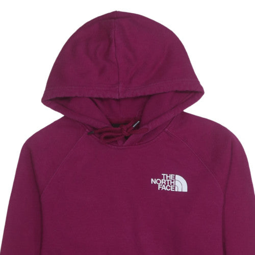 The North Face Womens Purple Pullover Hoodie Size S Cotton Blend