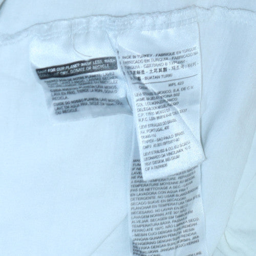 Levi's Men's White XL Classic Graphic Logo Cotton T-Shirt