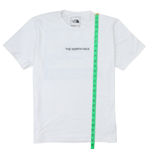 The North Face Men's White Large Graphic T-Shirt Cotton Blend
