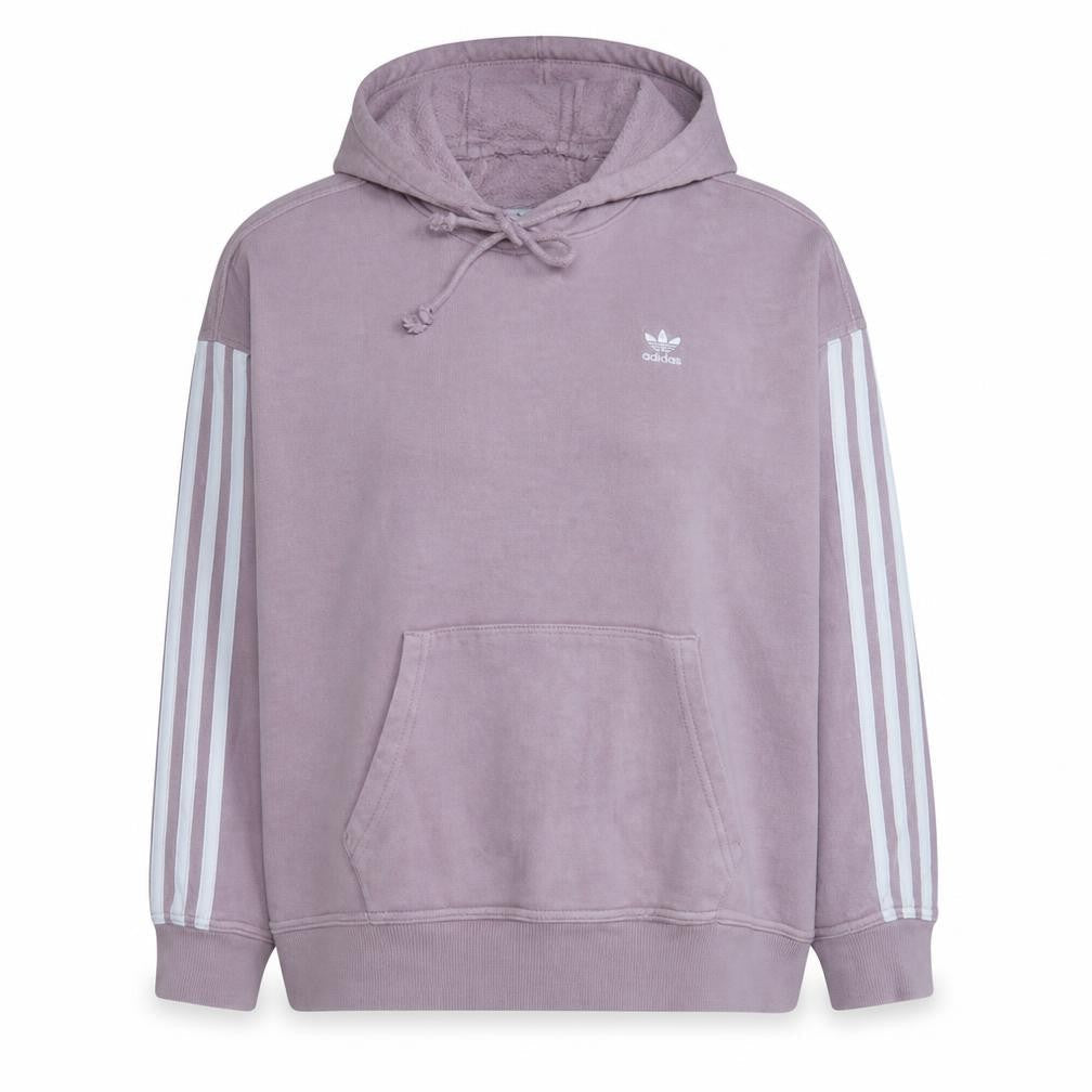 Adidas Women’s Mauve Hoodie Size 12 Pullover Hooded Sweatshirt