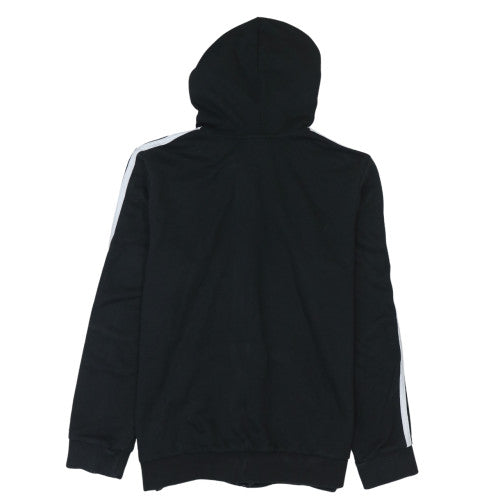 Adidas Womens Black Full Zip Hoodie L 16-18 Hooded Sweatshirt