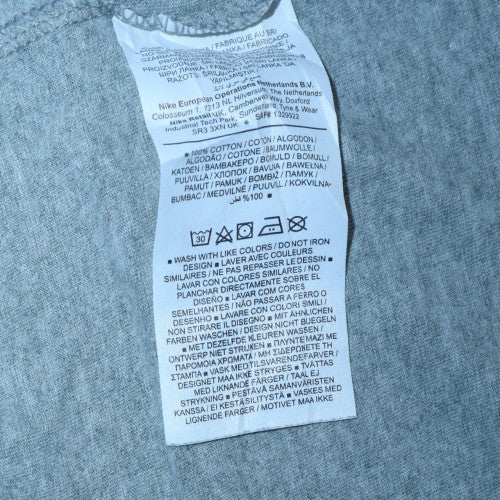 Nike Men's Grey Crew Neck Graphic Print T-Shirt M