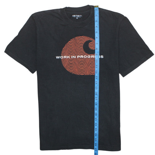 Carhartt Work In Progress Black Graphic Logo Men's T-Shirt Size M