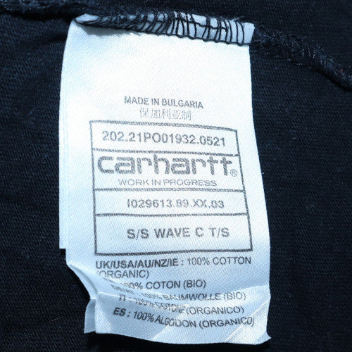 Carhartt Work In Progress Black Graphic Logo Men's T-Shirt Size M