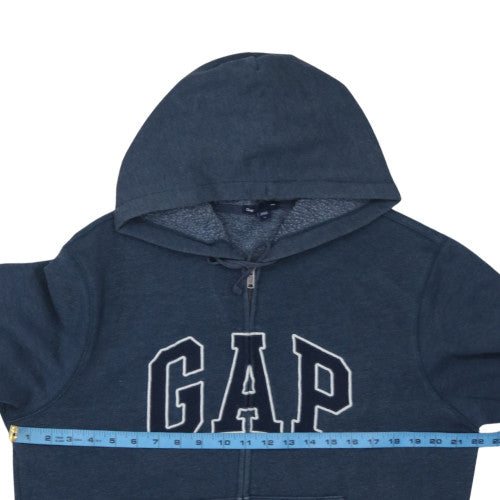 GAP Men's Blue Full Zip Hoodie Sweatshirt Size M Classic Fit