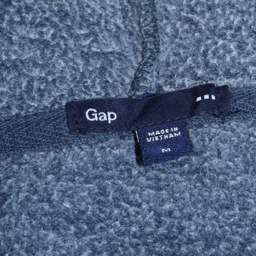 GAP Men's Blue Full Zip Hoodie Sweatshirt Size M Classic Fit