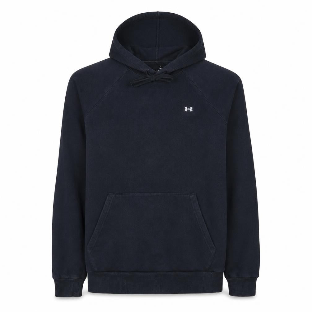 Under Armour Men's Black Pullover Hoodie Small Relaxed Fit Fleece