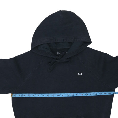 Under Armour Men's Black Pullover Hoodie Small Relaxed Fit Fleece