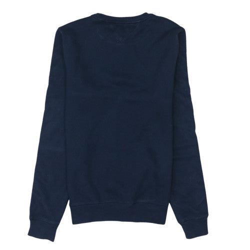 Tommy Hilfiger Men's Blue Logo Tape Crew Neck Sweatshirt M
