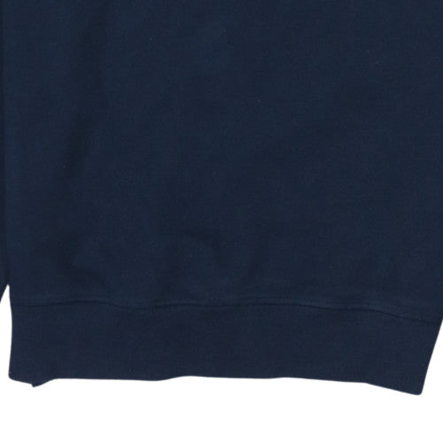 Tommy Hilfiger Men's Blue Logo Tape Crew Neck Sweatshirt M