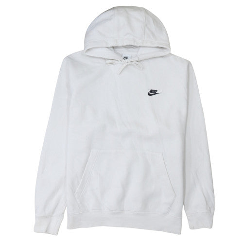 Nike Men's White Pullover Hoodie Size L Regular Fit Sportswear