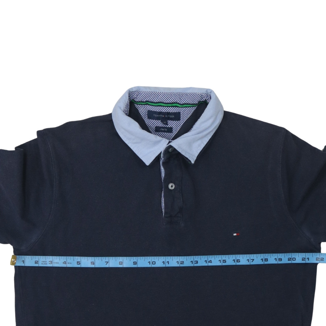 Tommy Hilfiger Men's Blue Slim Fit 2XL Polo Shirt