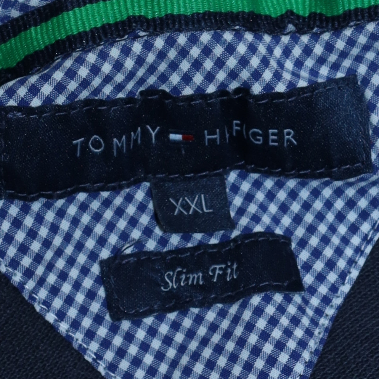 Tommy Hilfiger Men's Blue Slim Fit 2XL Polo Shirt