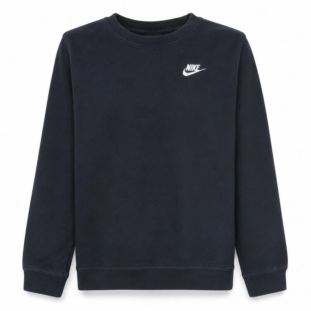 Nike Girls Black XL Fleece Crew Neck Pullover Sweatshirt
