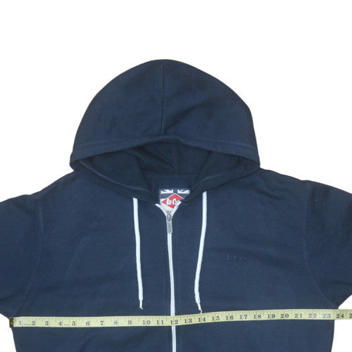 Lee Cooper Men's Blue Full Zip Hoodie Size M Regular Fit