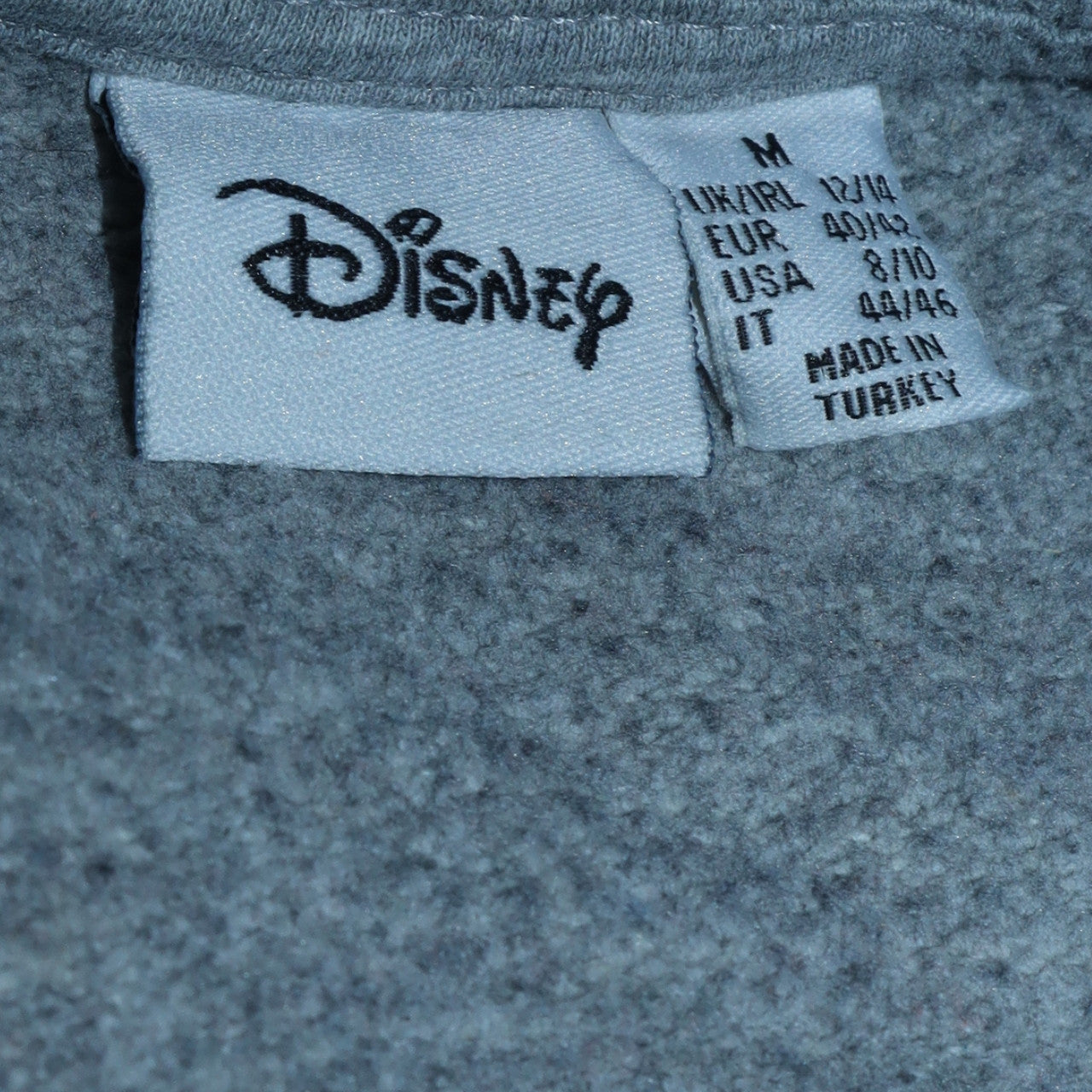 Disney Primark Women Grey Lilo & Stitch Pullover Sweatshirt Size M 12/14