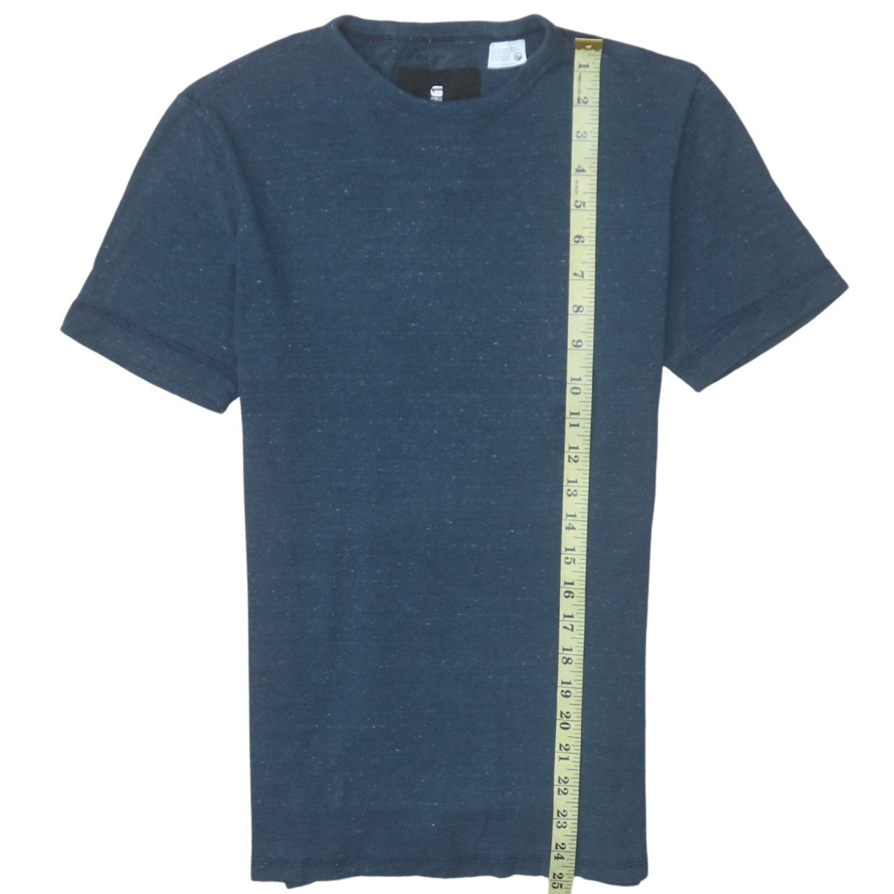 G-Star Raw Men's Blue Crew Neck Regular Fit Short Sleeve T-Shirt Size S