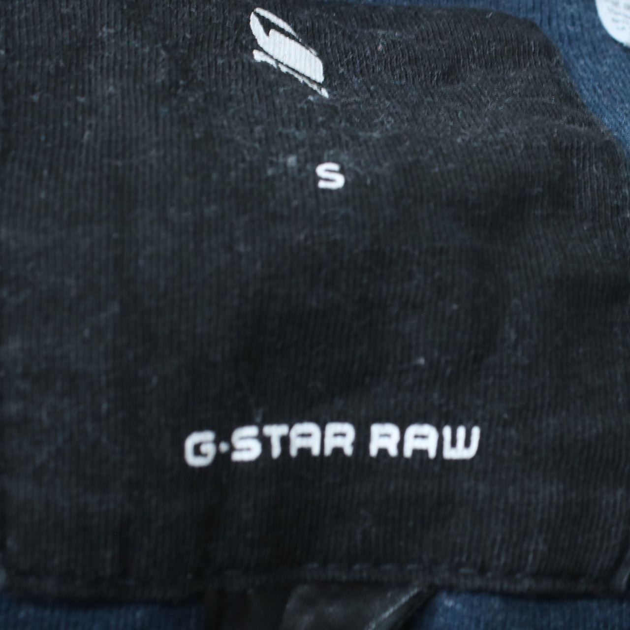 G-Star Raw Men's Blue Crew Neck Regular Fit Short Sleeve T-Shirt Size S
