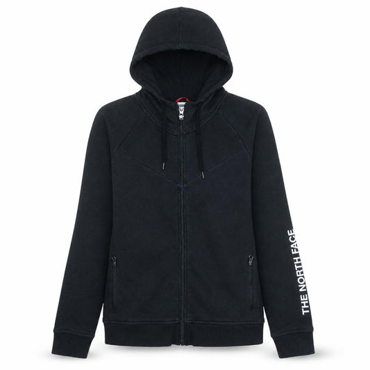 The North Face Women's Black Full Zip Hoodie Size S Cotton Blend