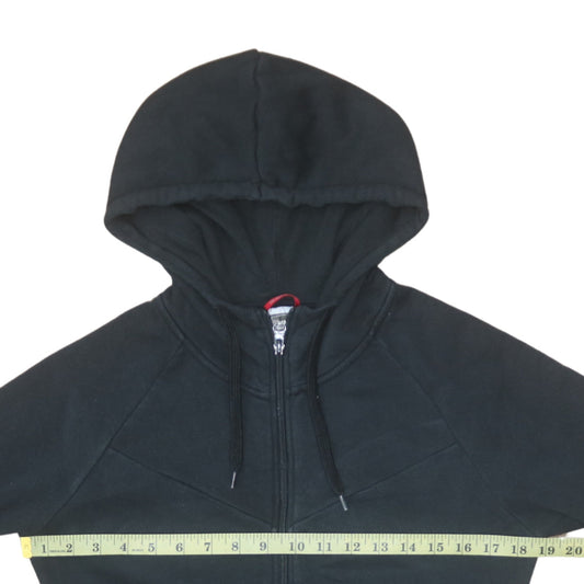The North Face Women's Black Full Zip Hoodie Size S Cotton Blend