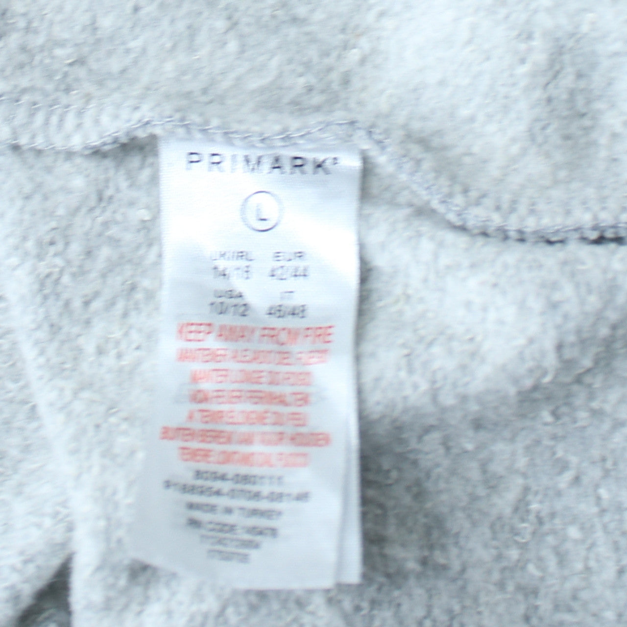 Disney Primark Womens Grey Stitch & Angel Sweatshirt L Cotton Blend