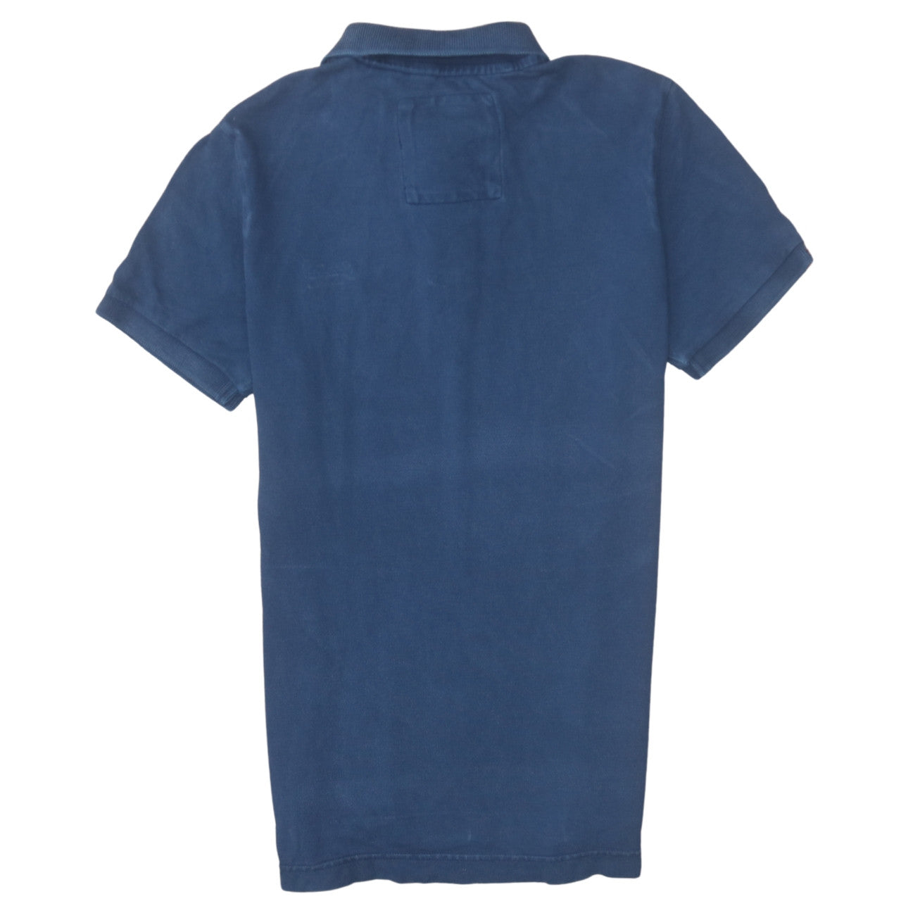 Superdry Men’s Blue Cotton Polo Shirt Medium Classic Fit