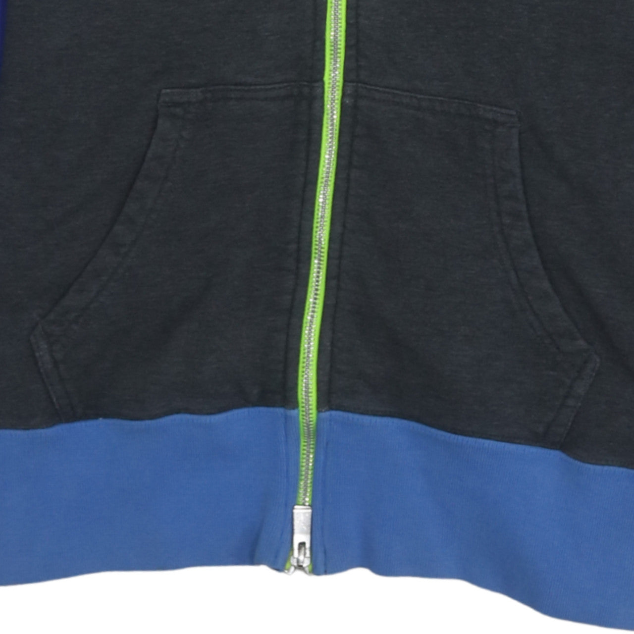 Nike Womens Multicolour Full Zip Hoodie XL 100% Cotton Hooded Sweatshirt