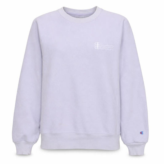 Champion Women’s Lilac Reverse Weave Sweatshirt Medium Cotton Blend