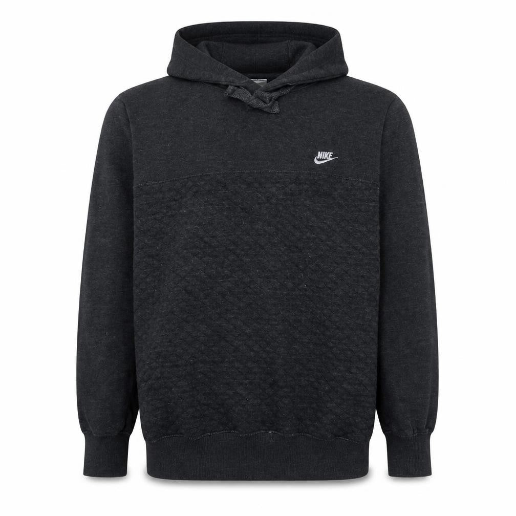 Nike Men's Black Pullover Hoodie Size L Logo Knit Sweatshirt