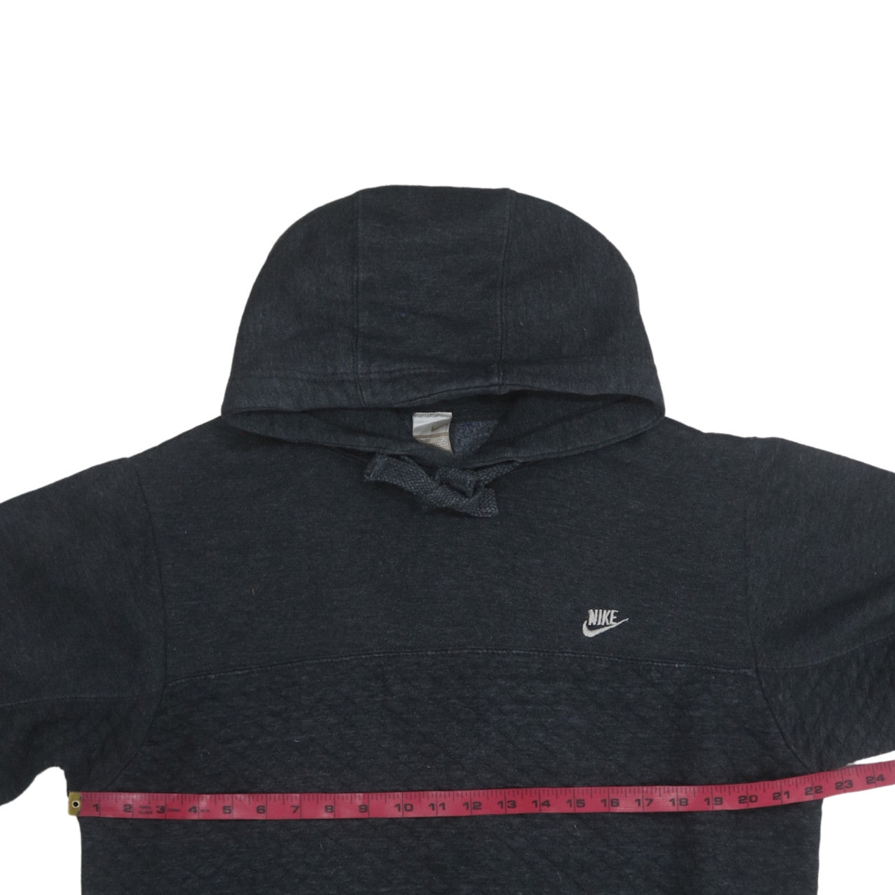 Nike Men's Black Pullover Hoodie Size L Logo Knit Sweatshirt