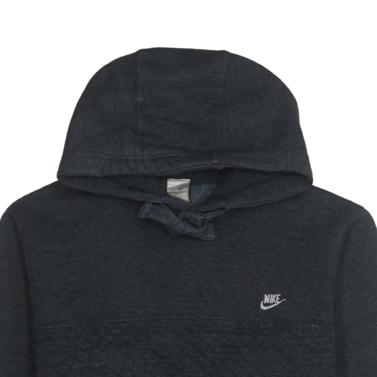 Nike Men's Black Pullover Hoodie Size L Logo Knit Sweatshirt