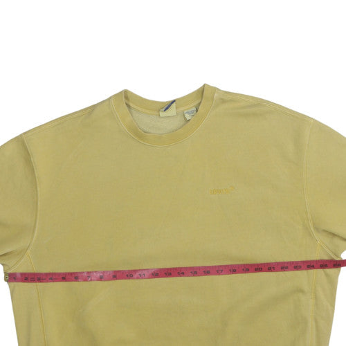 Levi's Men's Yellow Relaxed Fit Crew Neck Sweatshirt XL