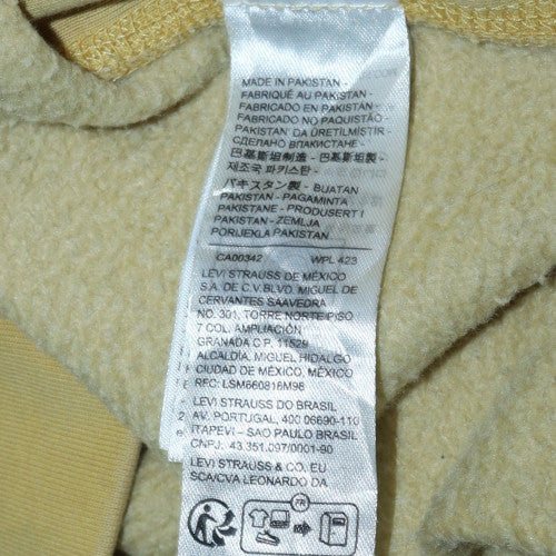 Levi's Men's Yellow Relaxed Fit Crew Neck Sweatshirt XL