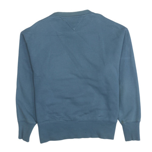 Tommy Jeans Men's Blue Logo Crew Neck Sweatshirt Size M