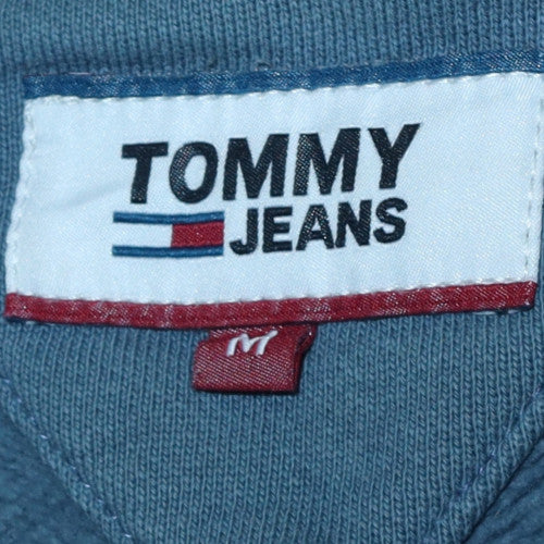 Tommy Jeans Men's Blue Logo Crew Neck Sweatshirt Size M