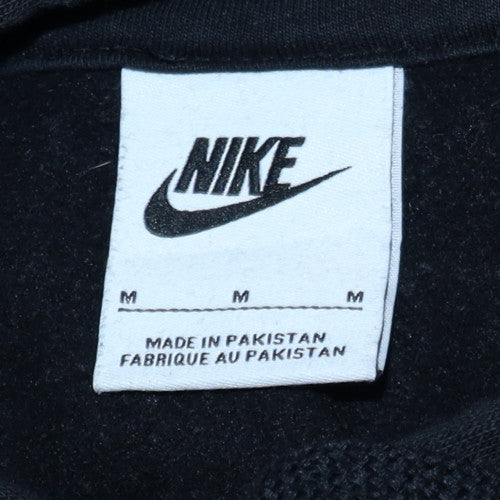 Nike Men's Black Pullover Hoodie Medium Fleece Sportswear