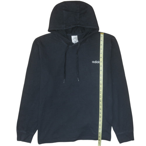 adidas Men's Black XL Pullover Hoodie Fleece Sportswear