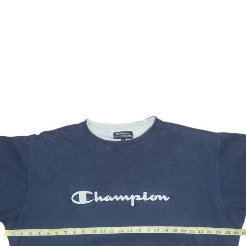 Champion Men's Blue XL Crew Neck Pullover Sweatshirt