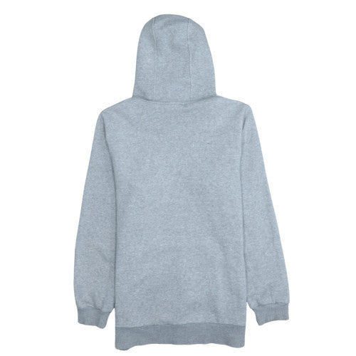 Adidas Men's Grey Small Pullover Hoodie Logo Fleece Sweatshirt