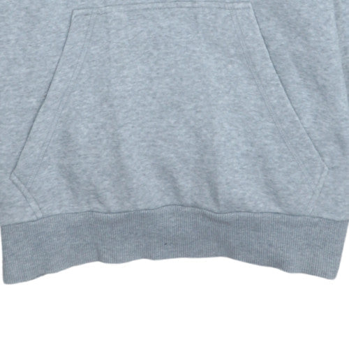 Adidas Men's Grey Small Pullover Hoodie Logo Fleece Sweatshirt