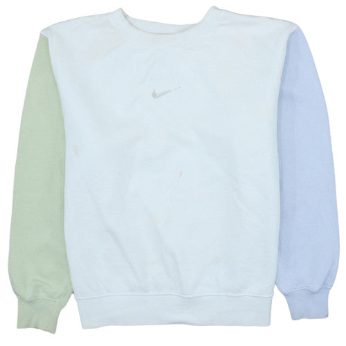 Nike Women's Multicoloured Sweatshirt Small Colourblock Pullover
